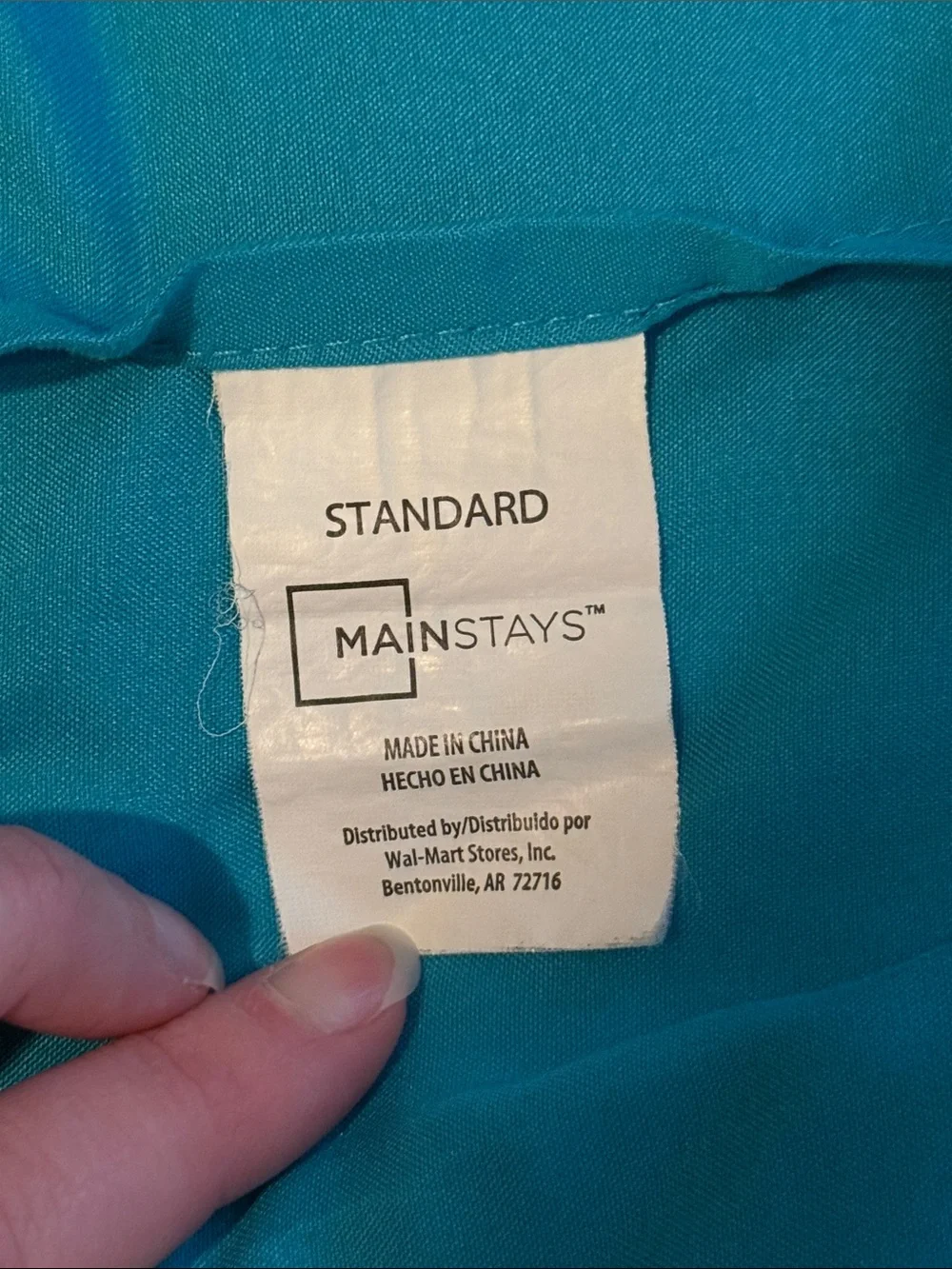 Mainstays Chevron Comforter and Pillow Shams in Teal, Gray, White